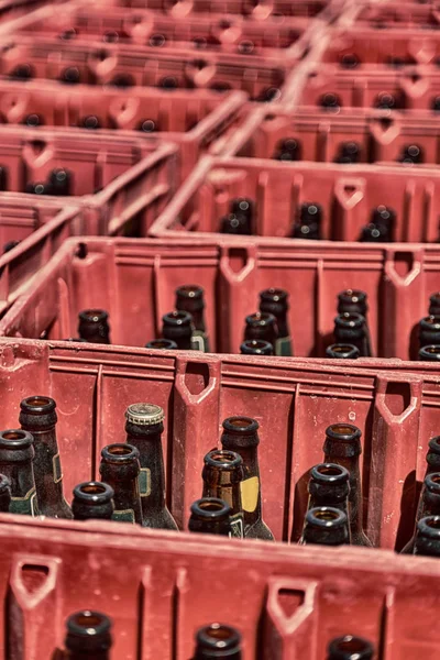 Ethiopia Africa Lots Empy Bottle Alcoholism Concept — Stock Photo, Image