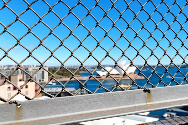 Австралії Сіднея Від Решітка Мосту Офісі Горизонт Міста — стокове фото