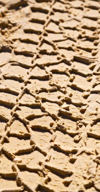 Otomobil ve kamyon gibi soyut backgr çöl beach parça