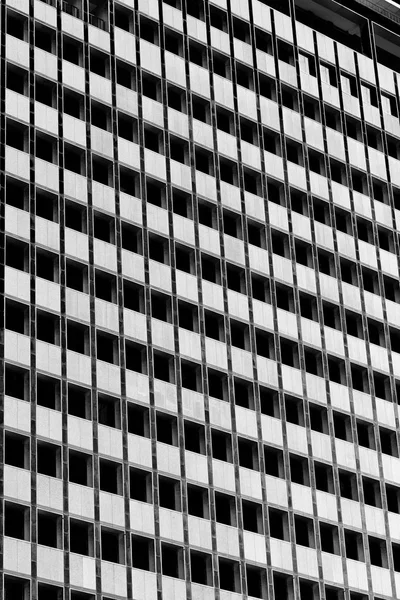 Wolkenkratzer und Fensterterrasse wie abstrakt — Stockfoto
