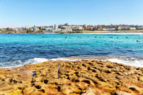 The bay the rock and the ocean — Stock Photo, Image