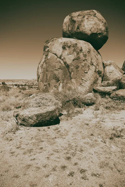 Australien Die Felsen Aus Teufelsmarmor Nördlichen Territorium — Stockfoto