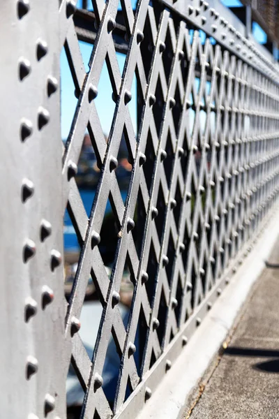Avustralya Sydney Çelik Metal Yapı Köprüden Tarihlerde Arka Plan — Stok fotoğraf