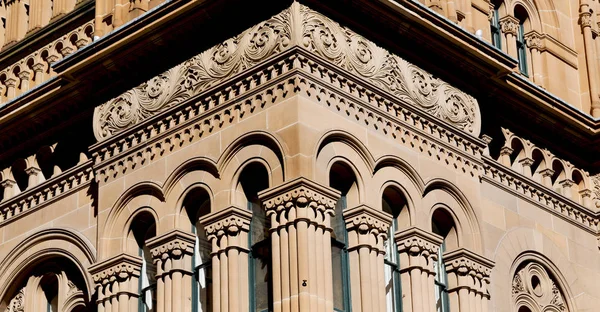 Australia Sydney Antiguo Edificio Queen Victoria Cúpula Cielo — Foto de Stock