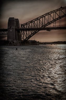 austalia sydney ve gündoğumu Bridge'de Körfezi