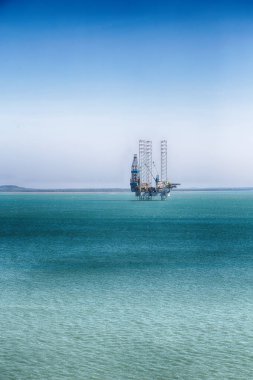 Avustralya sanayi bir off shore ile kavramı platformu açık okyanusta