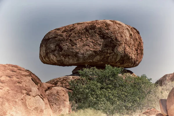 In australia the rocks  of devil  marble — Stock Photo, Image