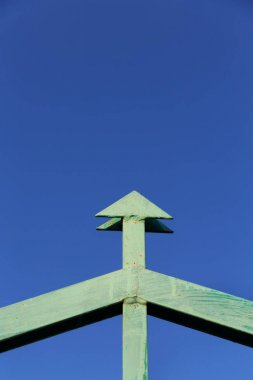 bulanık arka plan doku demir ok bariyer kavramı gibi