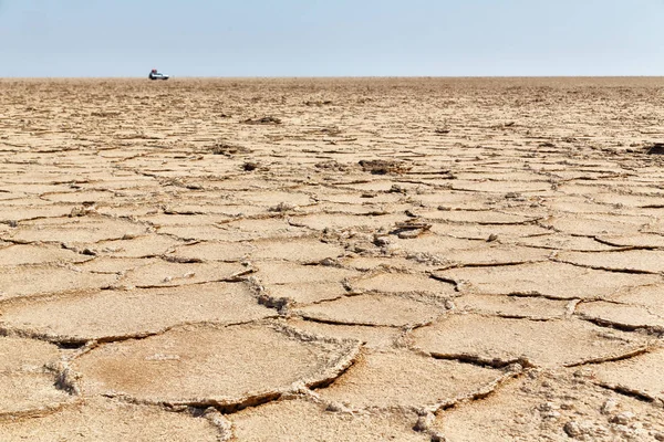 Astratto Sfondo Texture Del Deserto Incrinato Terra Asciutta — Foto Stock