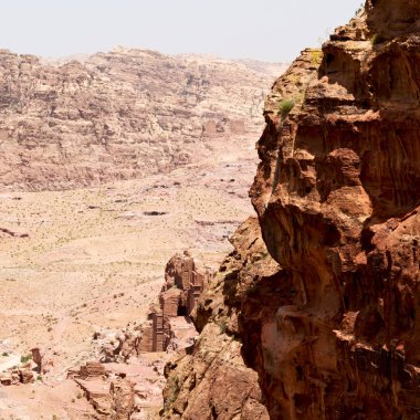 yüksek petra Ürdün worl güzel harikası antik sitesi