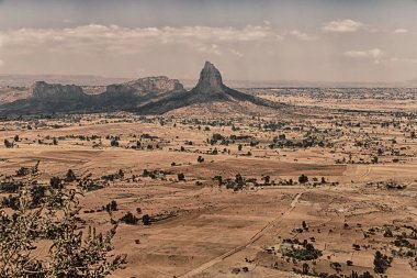  vadi dağ ve gökyüzü panorama 