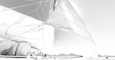 Avustralya gezinti ve rüzgar hızı ile yelken kavramı