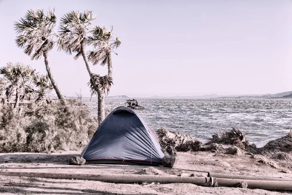 Ethiopië Afrika Het Nationaal Park Camping Voor Toeristische Tent — Stockfoto