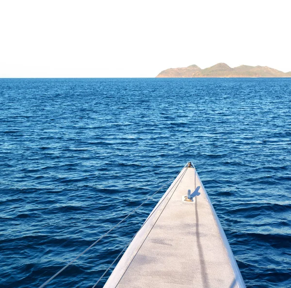 Australie Bateau Lumière Dans Concept Pont Catamaran Sport Détente — Photo