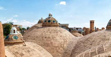 Hamam Sultan Amir Ahmad çatı ve mimarisi