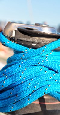 plastik battaniye ve ip soyut doku 