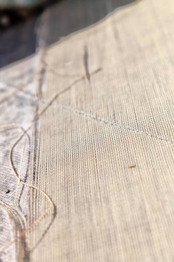 Pamuk yüzeyi doku arka  