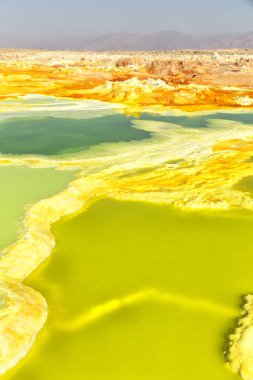  Afrika dallol volkanik depresyon