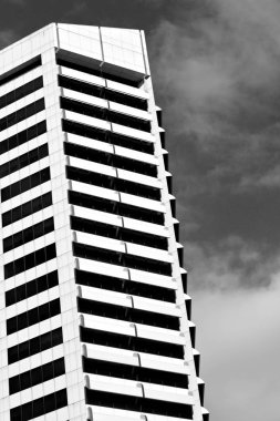  gökdelen ve pencere Teras gibi soyut