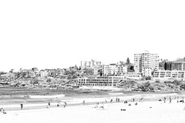 Avustralya insanlarda bondie plaj ve okyanus yakın resort