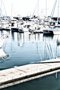 Avustralya'da fraser ada ve İskele Okyanusu yakın tekne