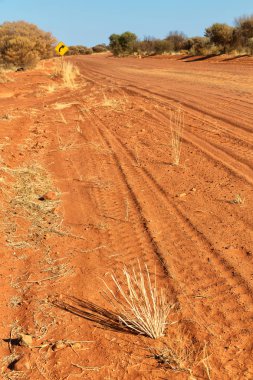 Avustralya outback macera çöl kavramını sokak