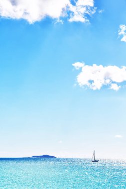 Avustralya'da fraser ada ve lüks gibi okyanusta bir katamaran cruise