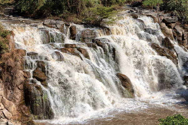 В Африці національний парк і водоспади дика природа — стокове фото