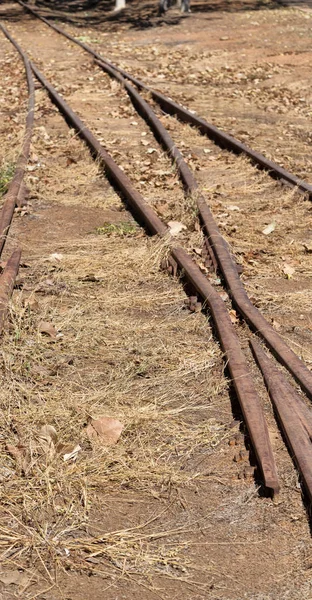 Australia Viejo Ferrocarril Abandonado Naturaleza —  Fotos de Stock