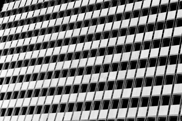 O arranha-céu e o terraço da janela como abstrato — Fotografia de Stock