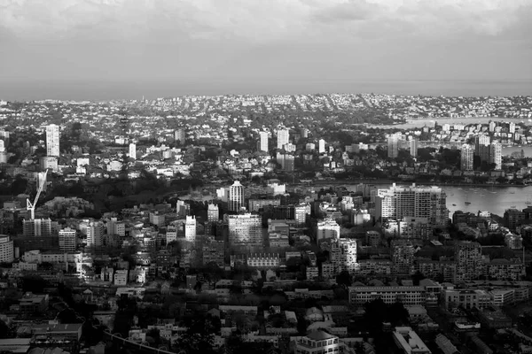 Στην Αυστραλία Θέα Από Τον Πύργο Του Σίδνεϋ Ματιών Ουρανοξύστη — Φωτογραφία Αρχείου