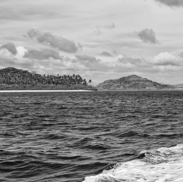 Pemandangan dari perahu dan laut pasifik — Stok Foto