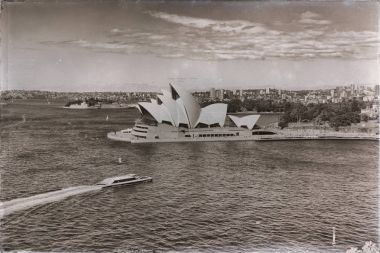 Avustralya, Sydney-Ağustos 2017-opera binası ve tekne yaklaşık