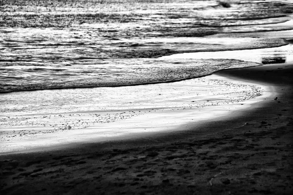 Solnedgången i havet som begreppet relax — Stockfoto