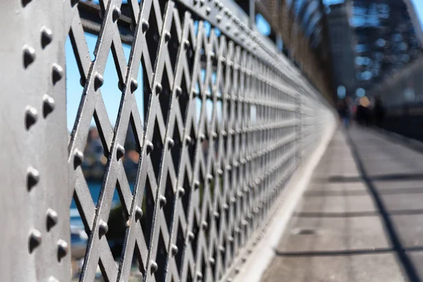 Australia Sydney Bridge Steel Metal Structure Background — Stock Photo, Image