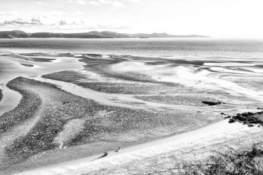 Avustralya plaj Whitsunday Adası cennet kavramı gibi ve rahatla