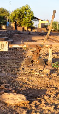  sinyal ve çizgi reilroad içinde değiştirme 