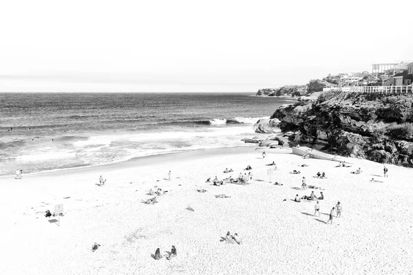 Australia Gente Spiaggia Bondie Resort Vicino Oceano — Foto Stock