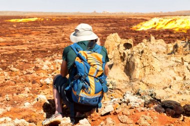 Danakil etiyopya 'daki adam