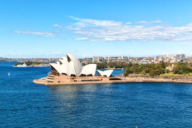 Avustralya, Sydney-Ağustos 2017-opera binası ve tekne yaklaşık