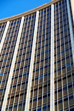 Sydney Avustralya'da gökdelen ve pencere Teras gibi arka plan