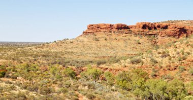 Avustralya vahşi Kral Kanyonu doğa ve taşra