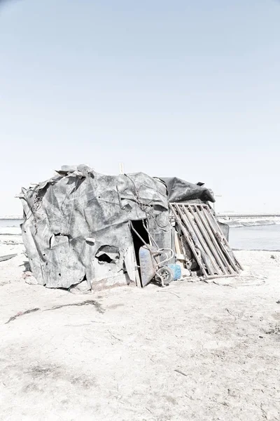 Afryce Etiopii Hut Soli Fizjologicznej Miejsce Pracy Ubóstwa Pracy — Zdjęcie stockowe