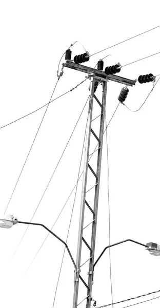 Australia Concept Power Line Electrical Pole Clear Sky — Stock Photo, Image