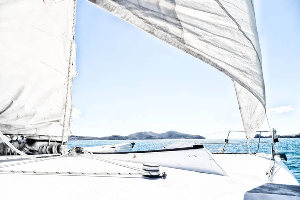 Australie Concept Navigation Vitesse Vent Avec Voile — Photo