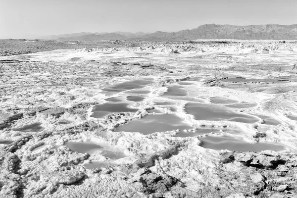 Danakil Ethiopia África Depressão Vulcânica Dallol — Fotografia de Stock