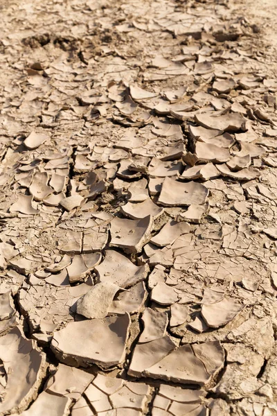 Texture Abstraite Fond Afrique Sol Brisé Mort Érosion — Photo