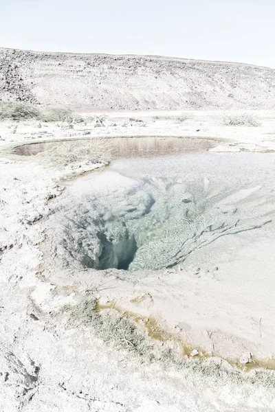 在达纳吉尔凹地埃塞俄比亚非洲火山消沉 — 图库照片