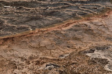 doğal volkanik manzara danakil çöl, Etiyopya, Afrika