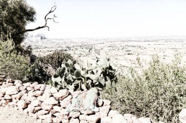  vadi dağ ve gökyüzü panorama 